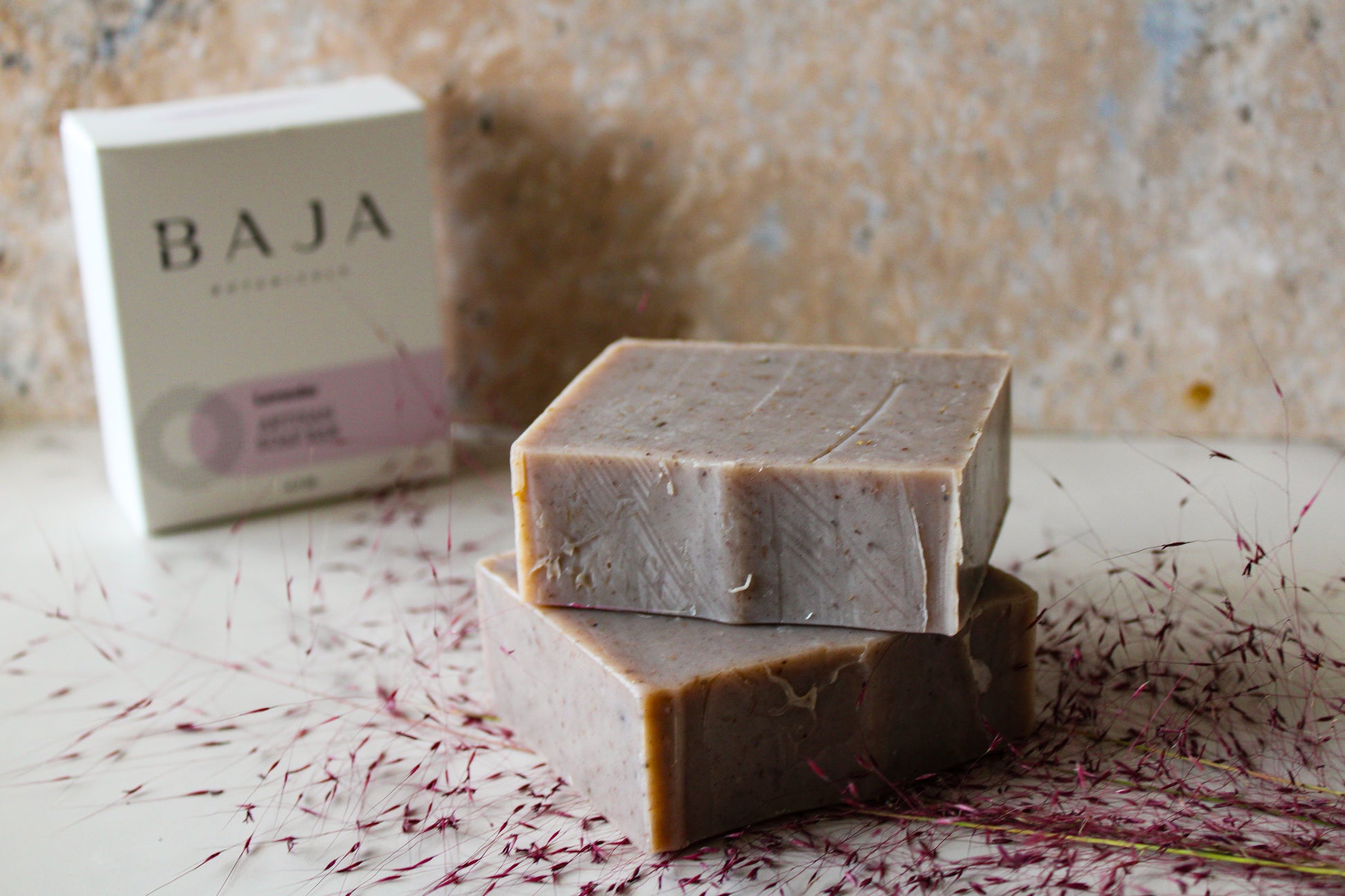 Natural lavender soap