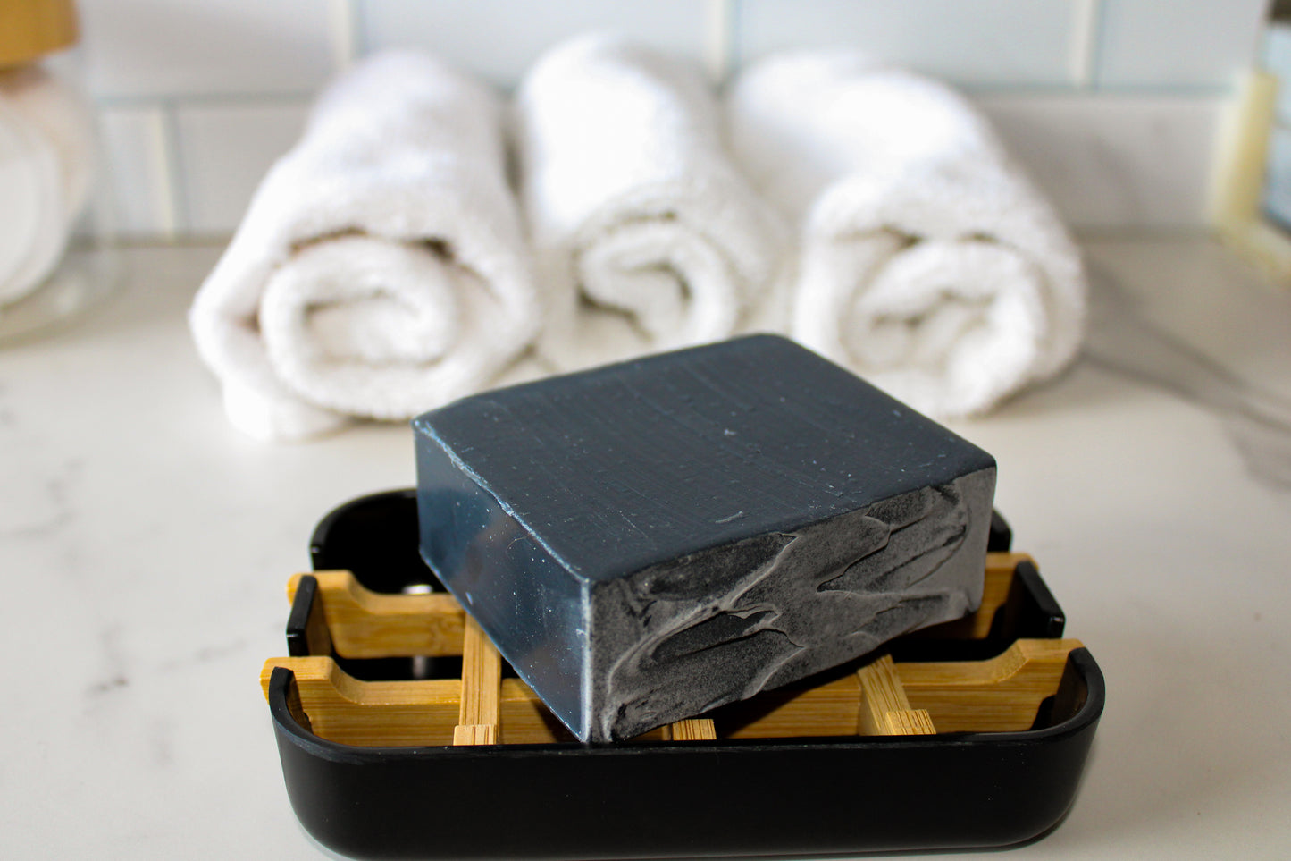 Geranium + Tea Tree + Charcoal Soap Bar